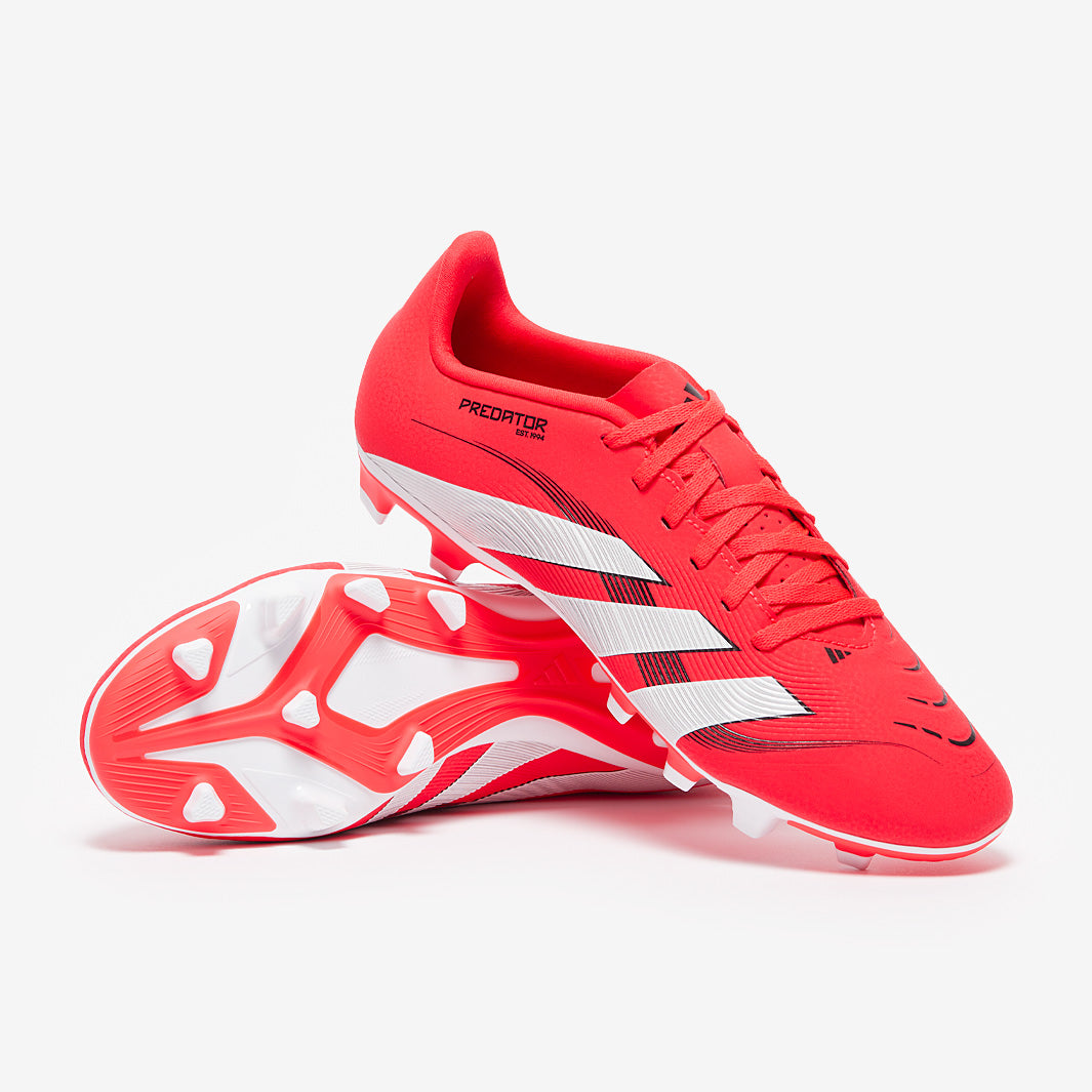 (取寄) アディダス プレデター クラブ ファーム グランド サッカー クリーツ adidas Predator Club Firm Ground/Multi Ground Soccer Cleats Lucid Red/White/Black adidas Predator Club Firm Ground/Mixed Ground - Lucid Red/White