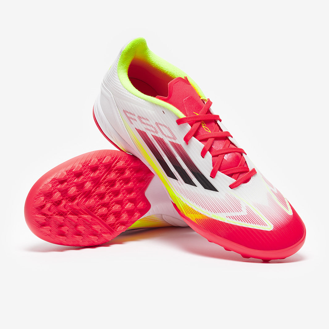 ADIDAS F50 LEAGUE TF 25.0cmフットサルシューズ adidas F50 League Turf - White/Black/Solar Yellow - Adult Cleats