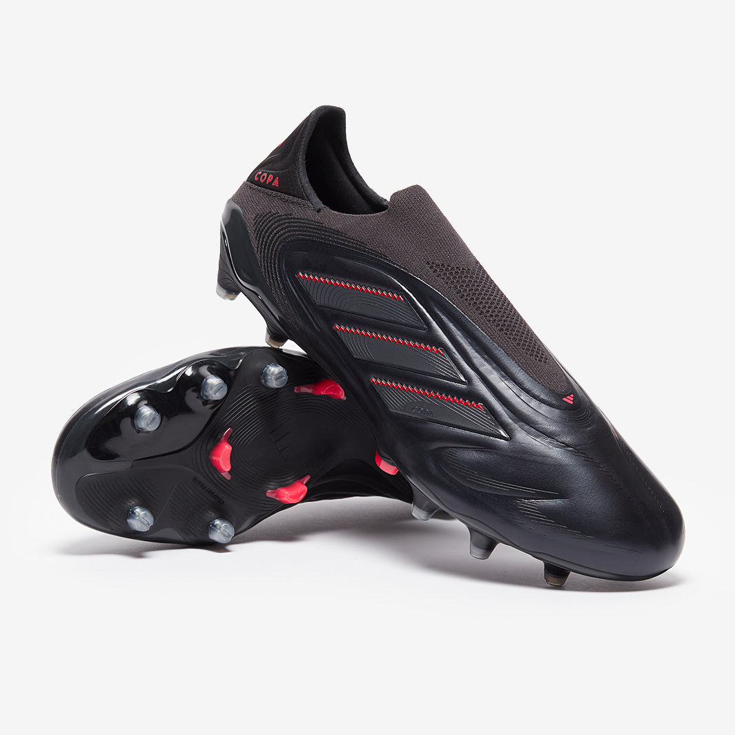 adidas Copa Pure III Elite Laceless Firm Ground - Black/Carbon