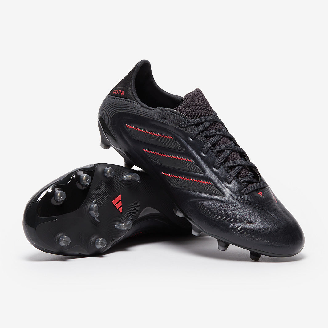 adidas Copa Pure III Pro Firm Ground - Black/Carbon/Lucid Red