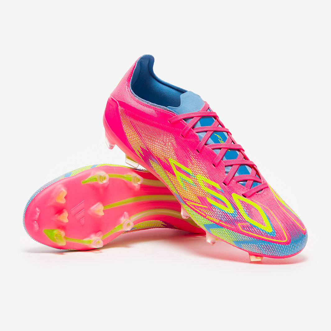 adidas F50 Pro Firm Ground - Lucid Pink/Lucid Lemon/Blue Fusion