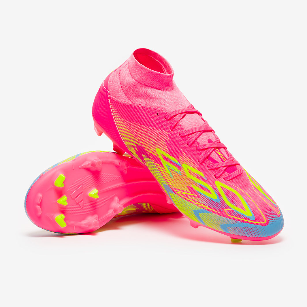 adidas Womens F50 League Mid Firm Ground/Mixed Ground - Lucid Pink