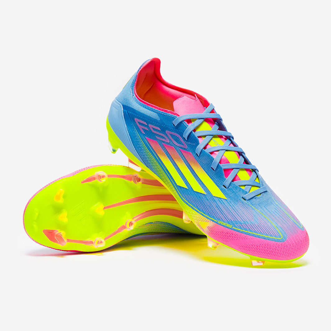 adidas F50 Pro Firm Ground - Blue Fusion/Lucid Lemon/Lucid Pink