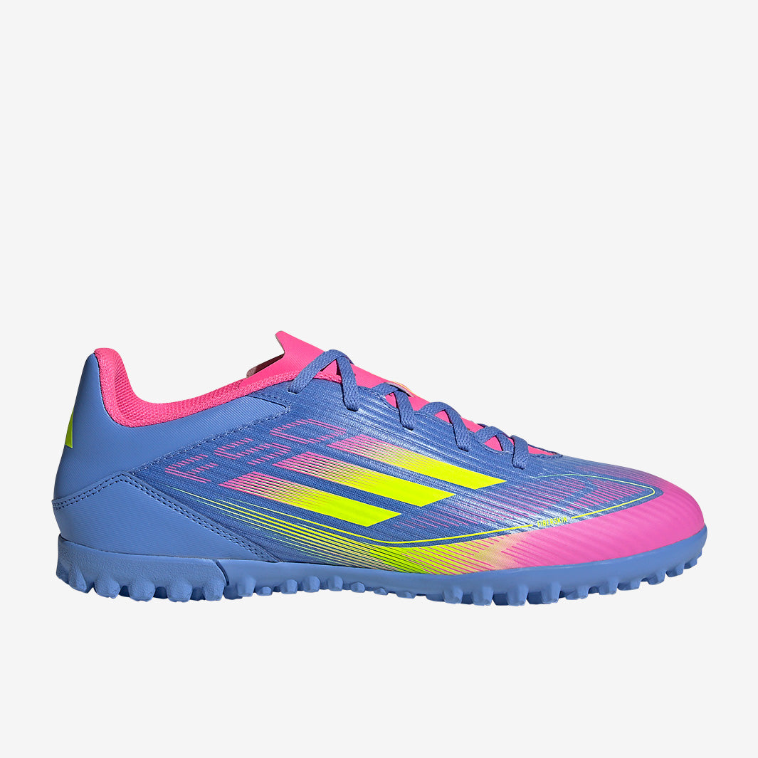 adidas F50 Club Turf - Blue Fusion/Lucid Lemon/Lucid Pink - Adult