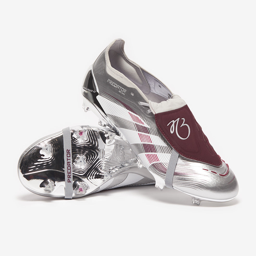 adidas Predator Elite Tongue x JB5 Firm Ground - Silver Met