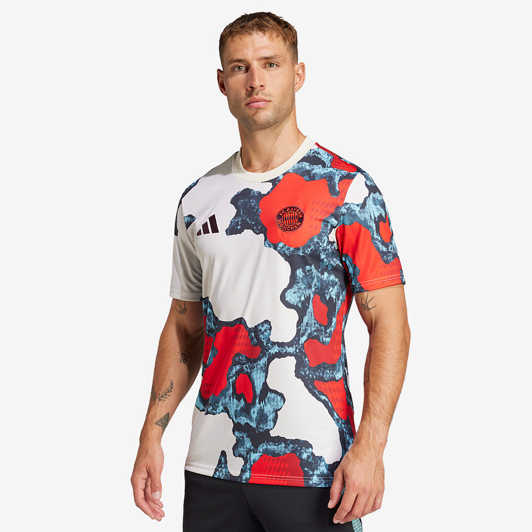adidas Bayern Munich 24/25 Pre-Match Jersey - Red/Team Power Red 2