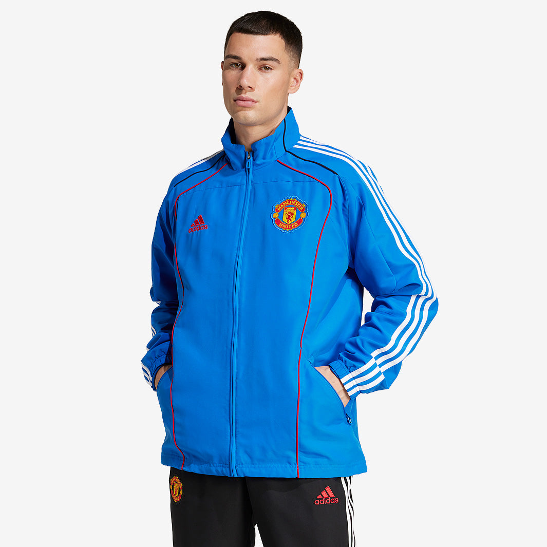adidas Manchester United 24/25 UBP Track Top - Blue - Mens Replica