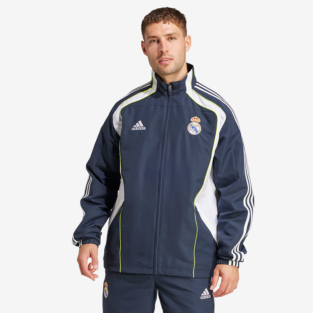 adidas Real Madrid UBP Track Top - Night Navy - Mens Replica