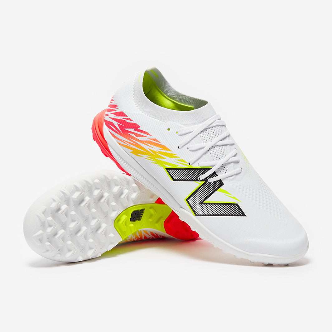 海外限定NEW BALANCE FURON V8 PRO IN 25.5 New Balance Furon V8 Pro Turf - White/Energy Red/Hi-Lite Yellow
