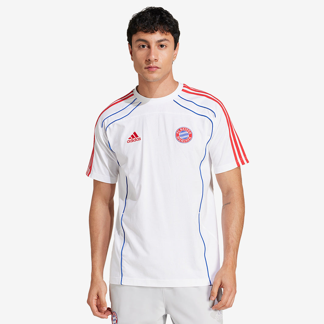 adidas Bayern Munich シャツホワイト adidas Bayern Munich 24/25 UBP T-Shirt - White - Mens Replica