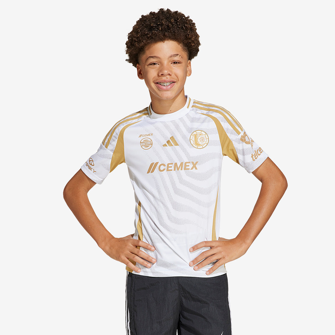 adidas Tigres UANL 2025 Kids Third Jersey - White/Grey Two - Boys