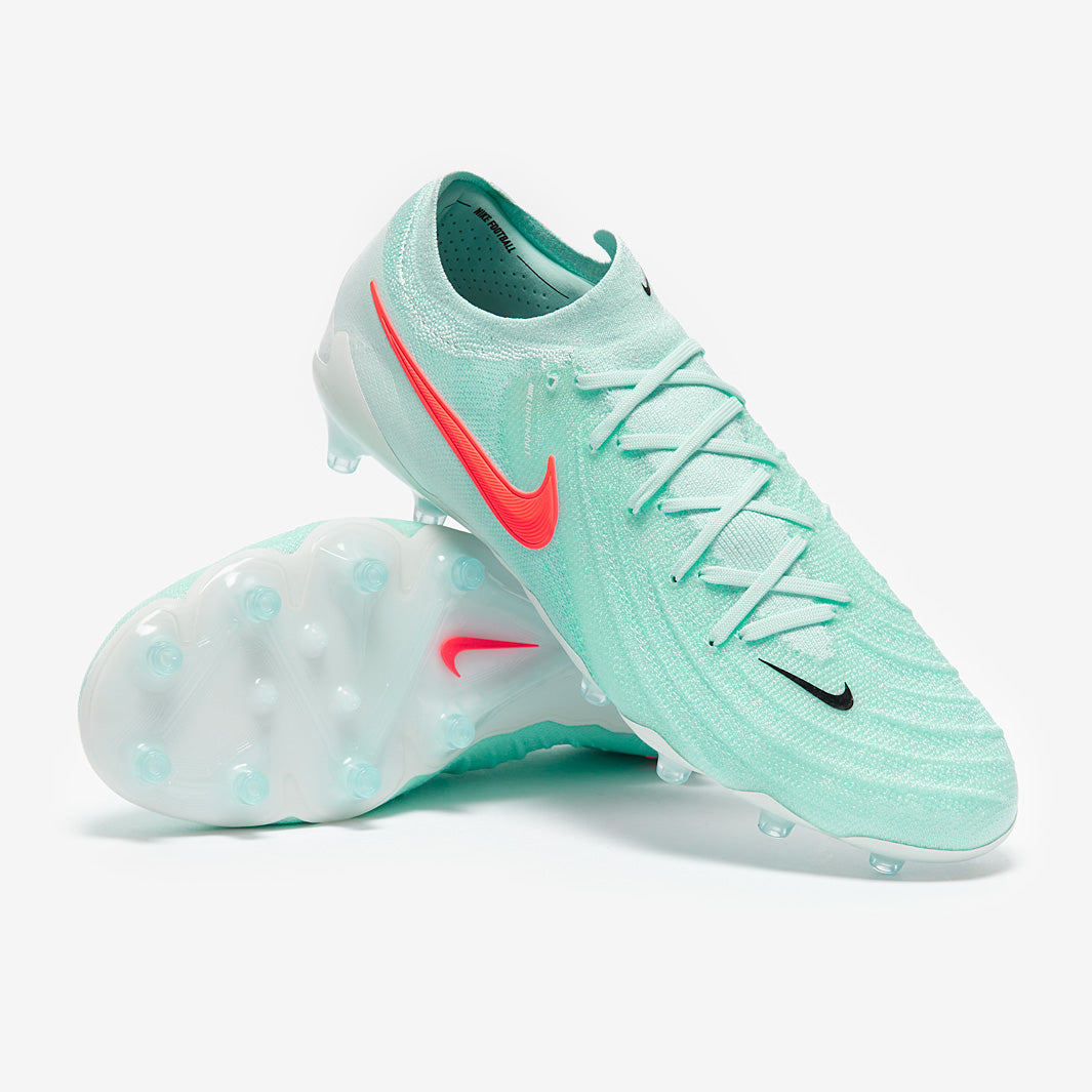 Nike Phantom GX II Elite Artificial Grass-Pro - Mint/Atomic Red