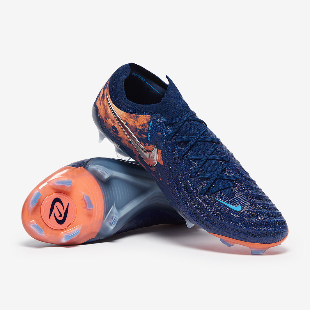 Nike Phantom GX II Elite x Haaland Firm Ground - Blue Void/Chrome