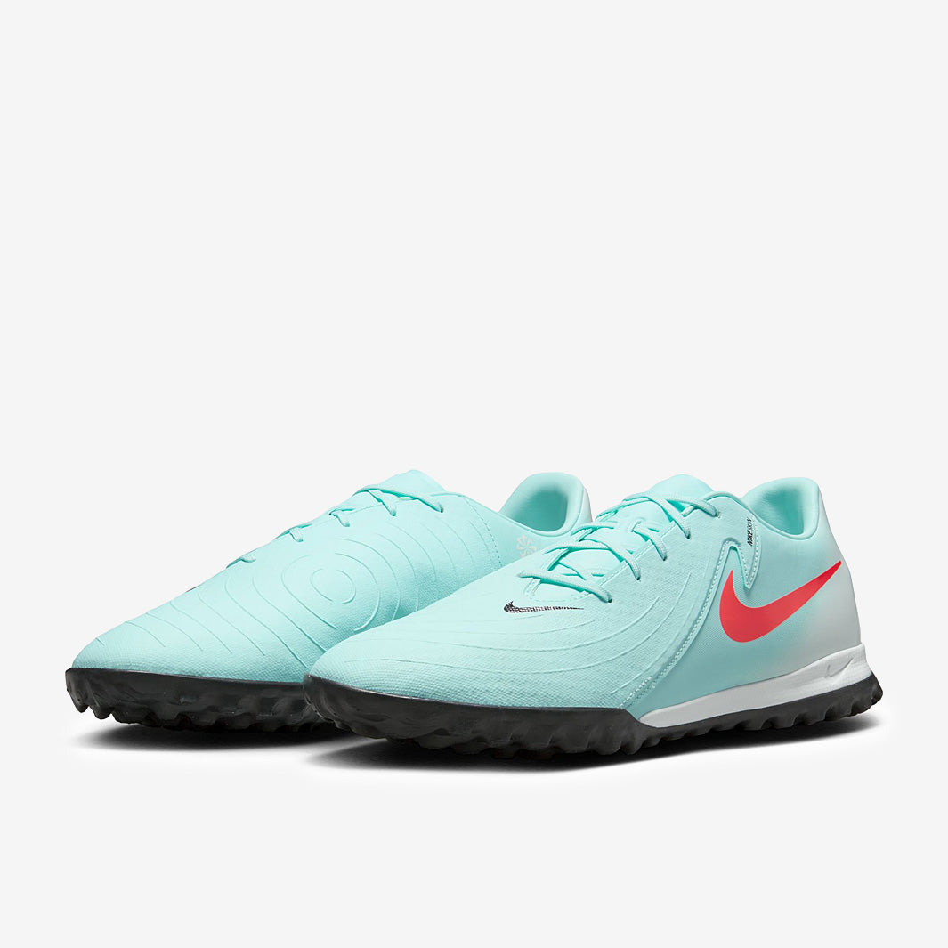 Nike Phantom GX II Academy Turf - Mint/Atomic Red/Off Noir - Adult