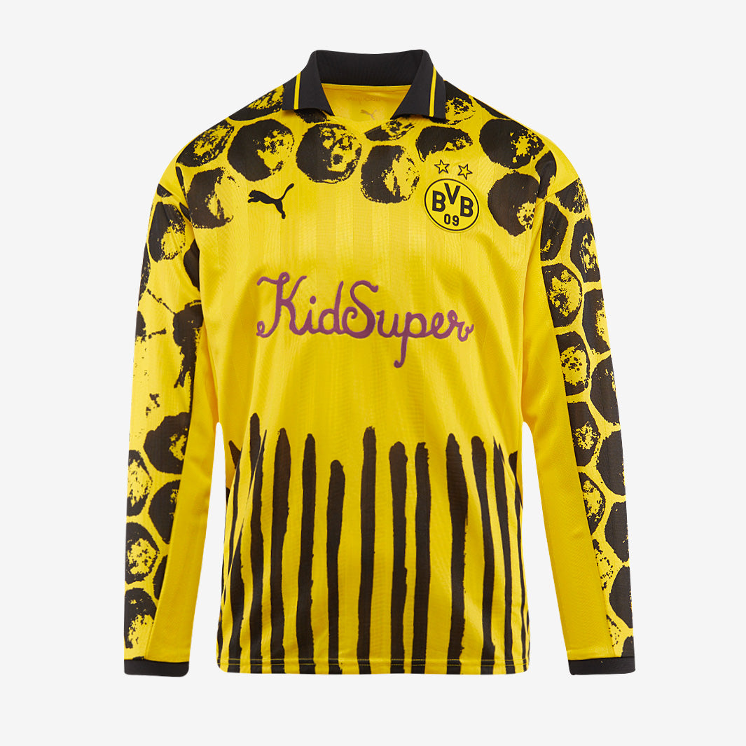 Puma Borussia Dortmund x KidSuper LS Retro Shirt - Faster Yellow