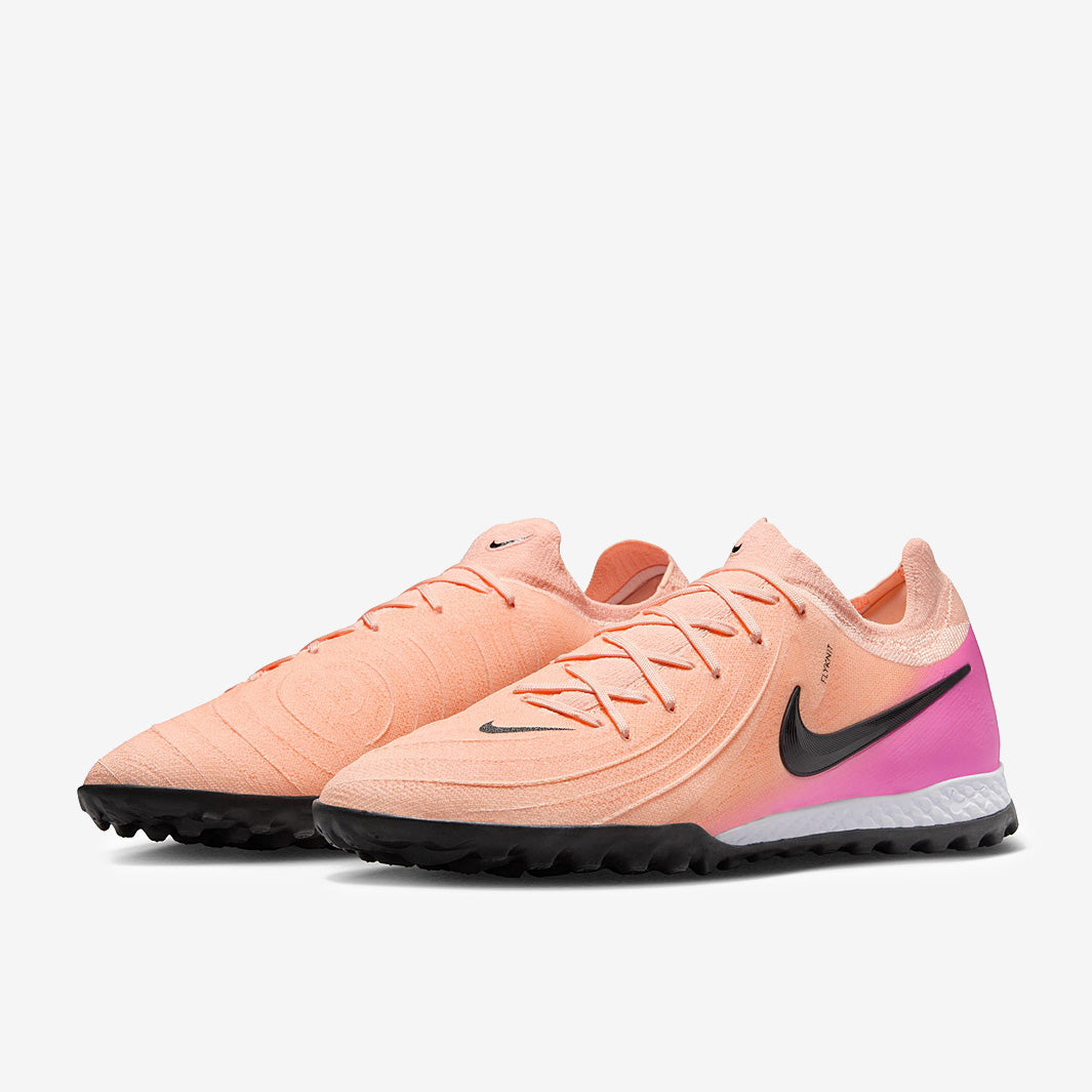 シューズ NIKE PHANTOM GX II PRO TF 27.0 Nike Phantom GX II Pro Turf - Crimson Tint/Black/Pink Blast