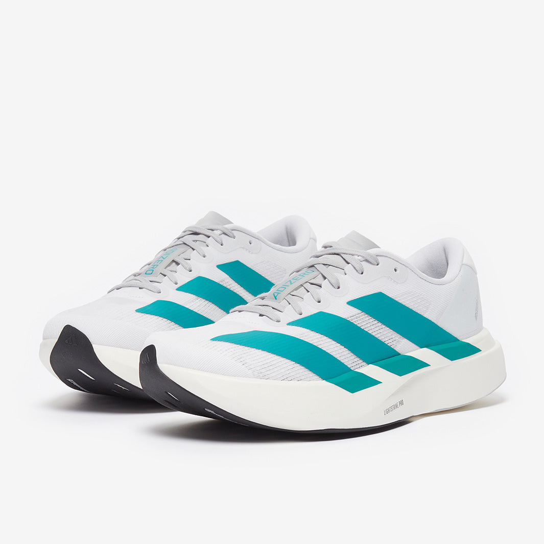 adidas Womens Adizero Evo SL - FTW White/Pure Teal/Grey Two - Mens
