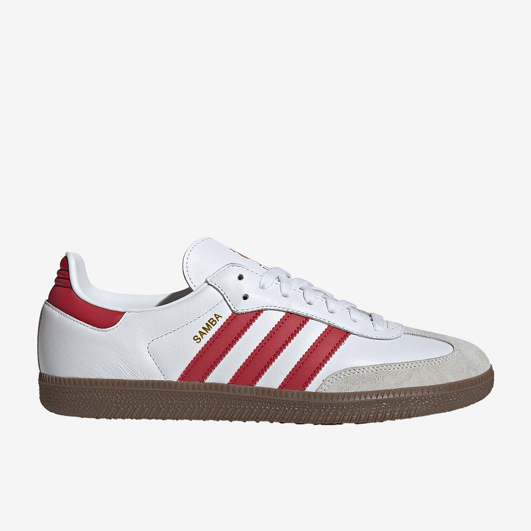 adidas Samba LFC スニーカー 　リヴァプール 26cm adidas Originals Samba x Liverpool - Ftwr White/Strawberry Red/Gum