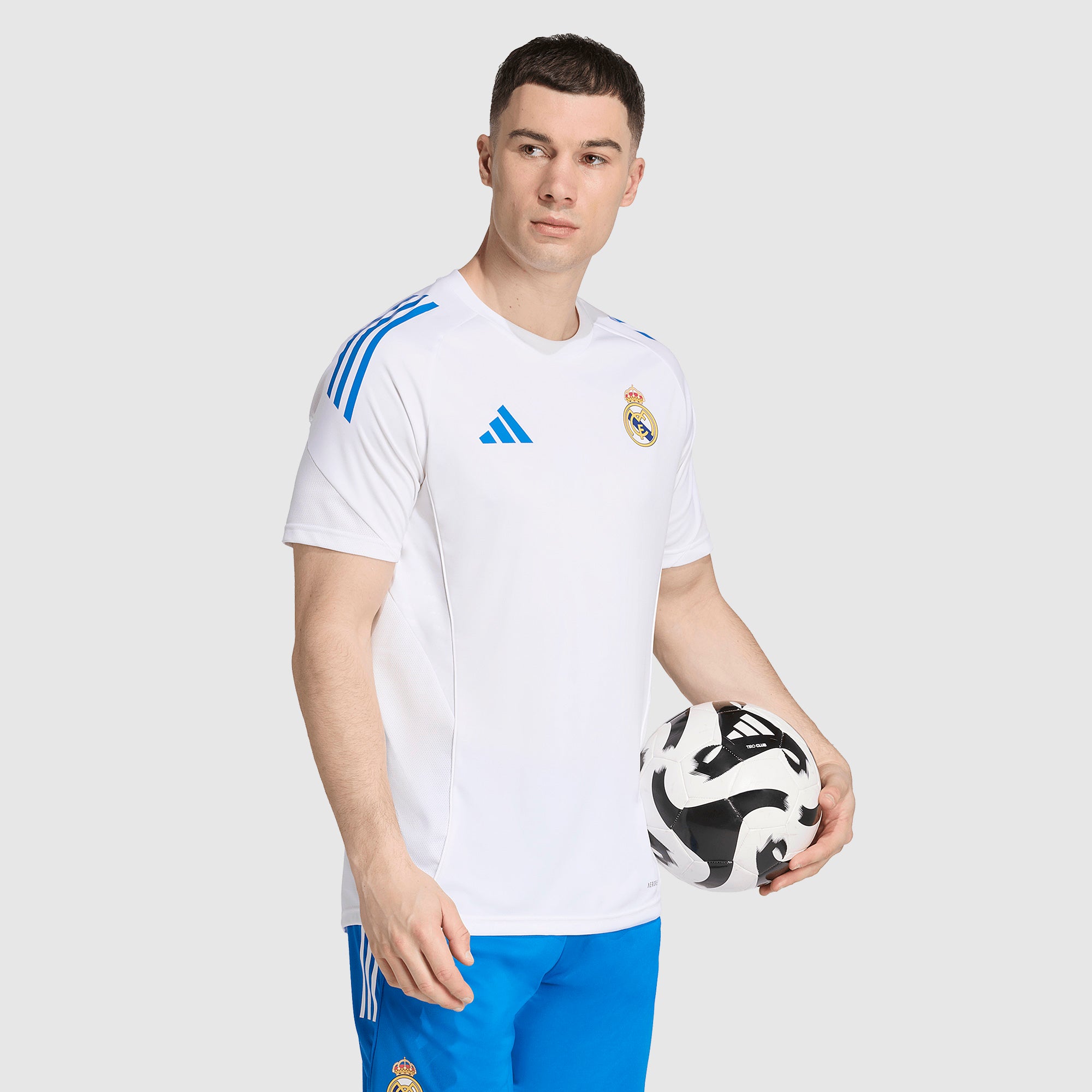 adidas Real Madrid 25/26 Tiro 25 Training Jersey - White - Mens