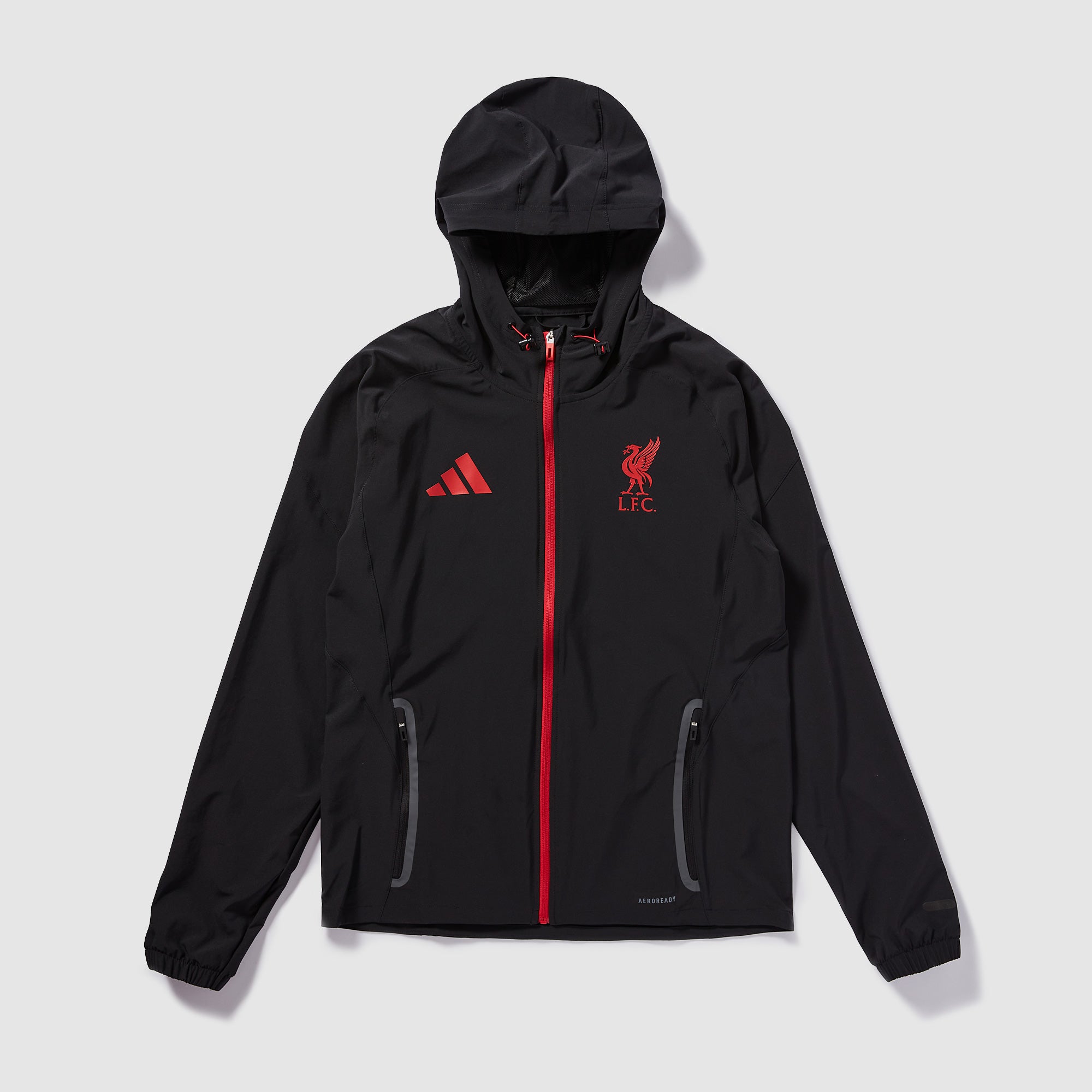 【タグ付き・未使用】Liverpool FC adidas ジャケット 黒 adidas Liverpool 25/26 Competition Vis Tech Jacket - Black