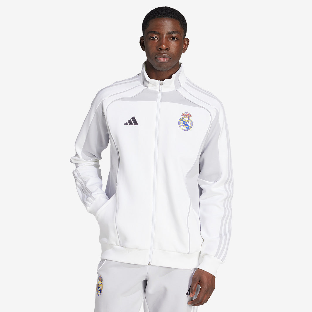 ウェア ADIDAS REAL MADRID UBP DOUBLEKNIT adidas Real Madrid 25/26 UBP Doubleknit Track Top - White/Lgh