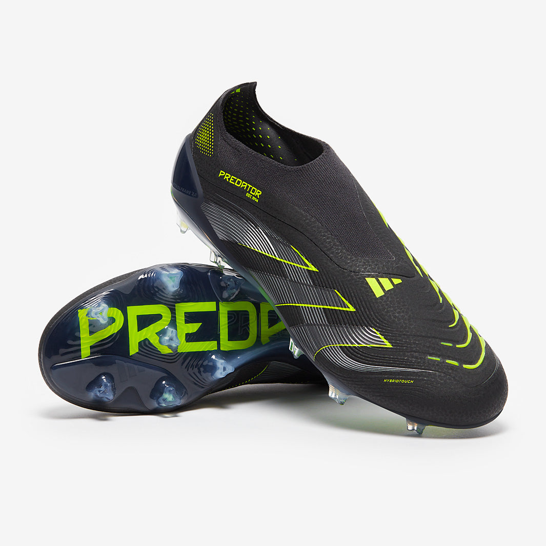 シューズ adidas PREDATOR ELITEFG adidas Predator Elite Laceless Firm Ground - Core Black/Carbon