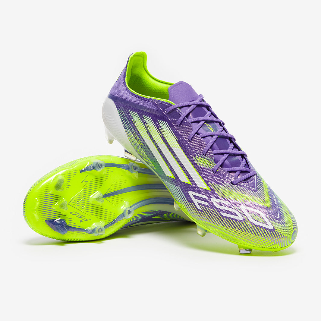 adidas F50 Elite Firm Ground - Purple Rush/Ftwr White/Lucid Lemon