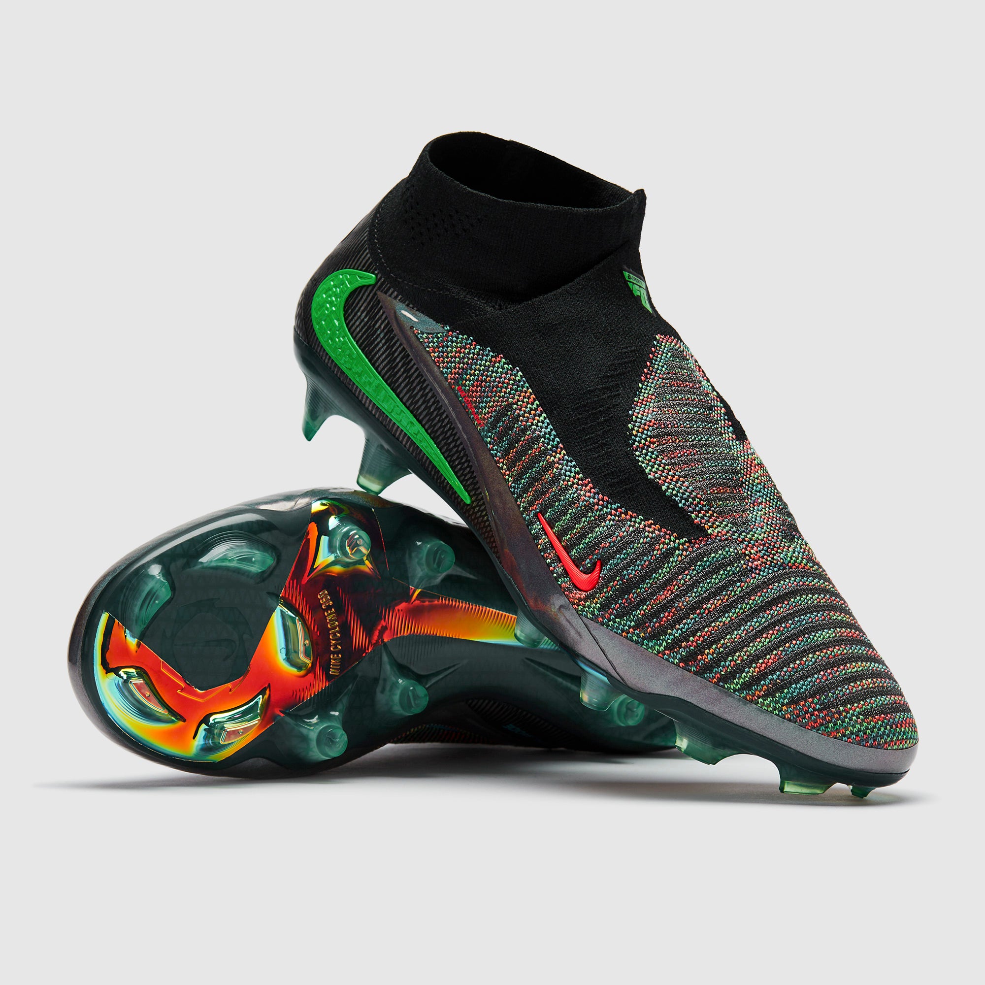 Nike Phantom 6 ハイカット エリート FG 25.5 Nike Phantom 6 Elite LE High AG-Pro - Hyper Turq/Chrome/Black