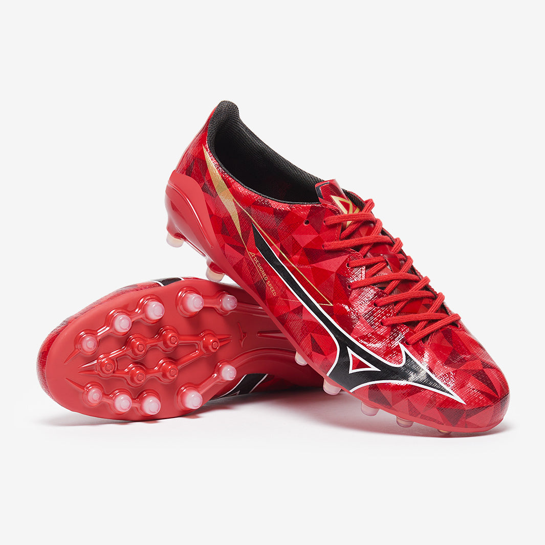Mizuno Alpha II Elite Artifical Grass - Morelia 40th Red/Black