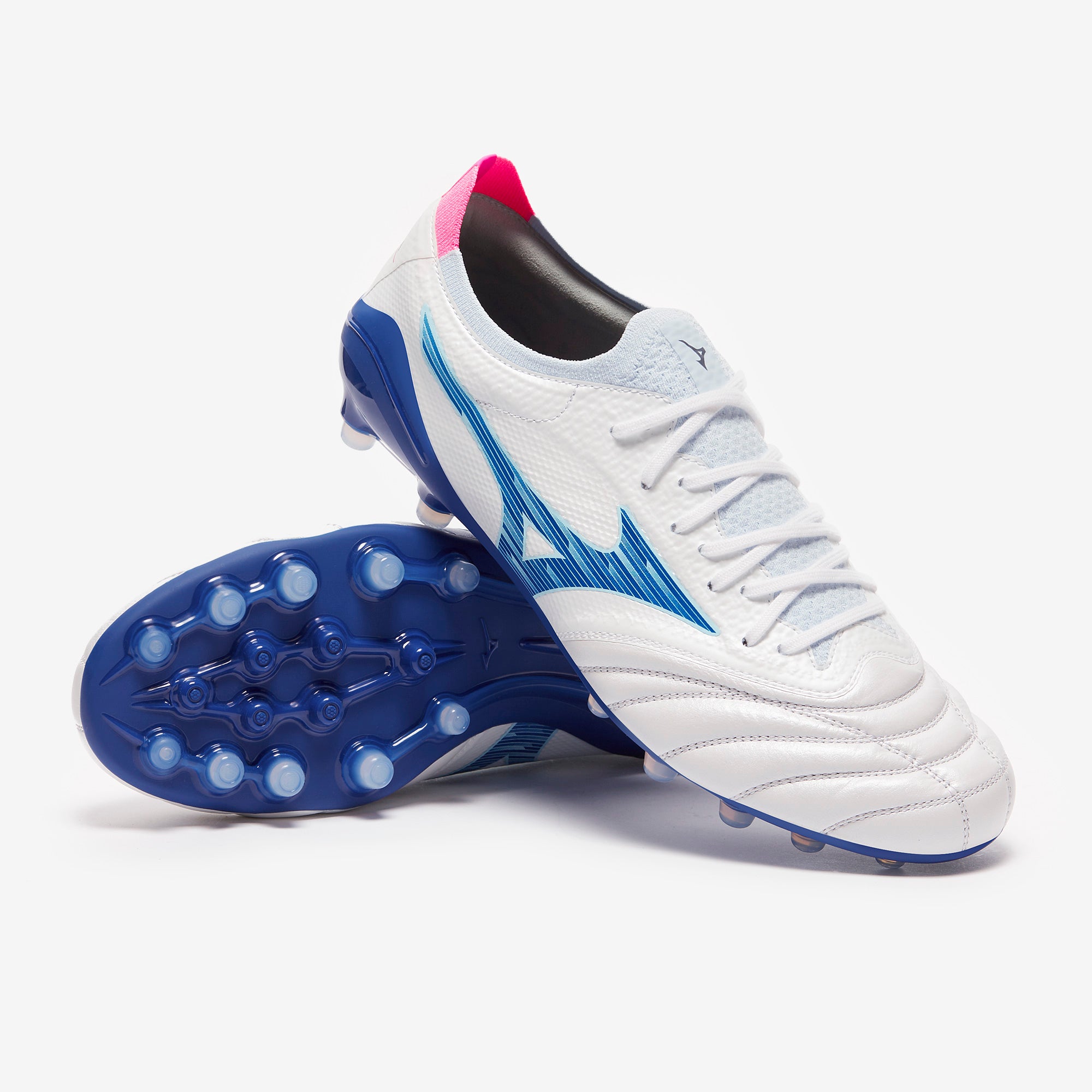 Mizuno Morelia Neo IV Beta Elite Artifical Grass - White/Tanager