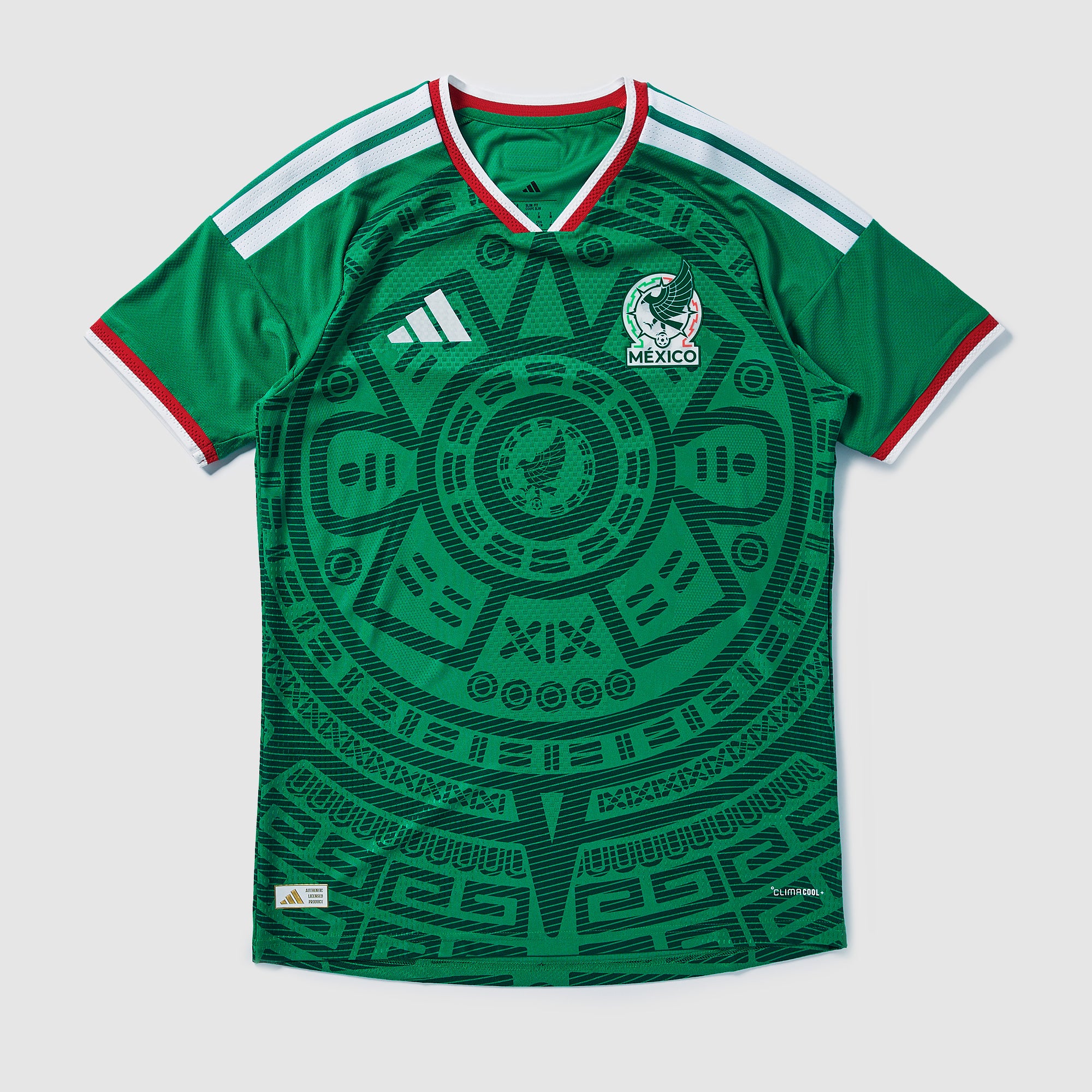 adidas Mexico 2026 Authentic Home Jersey - Bold Green - Mens Replica