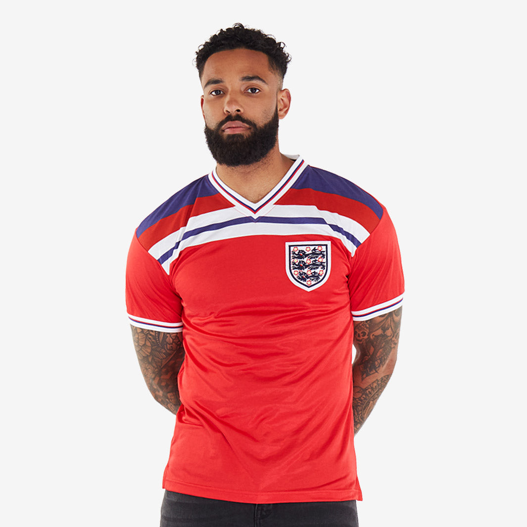 Football Shirts - Score Draw Retro England Football Away Shirt