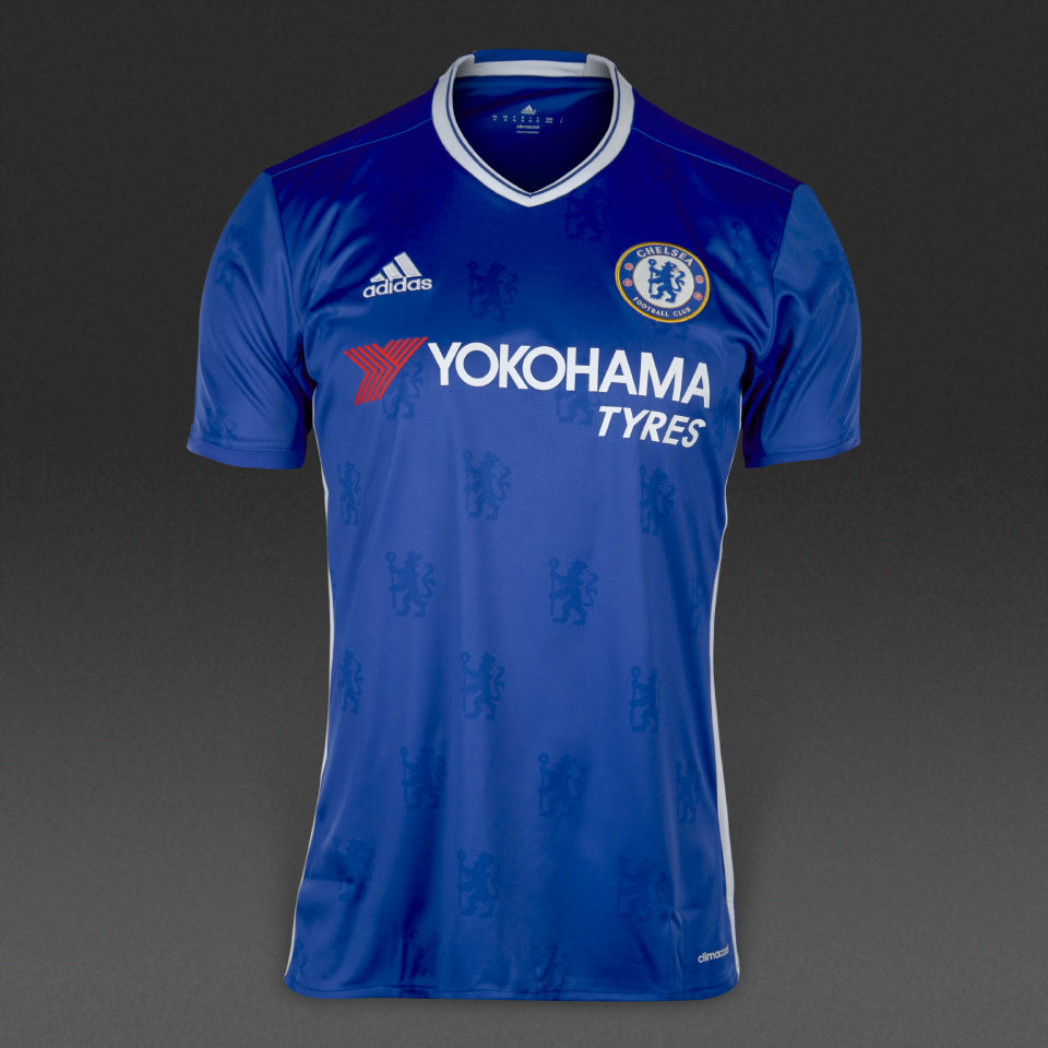 【未使用】　チェルシー　adidas ユニフォーム　ゲームシャツ　16/17 adidas Chelsea 16/17 Home Shirt - Mens Replica - Shirts - Chelsea