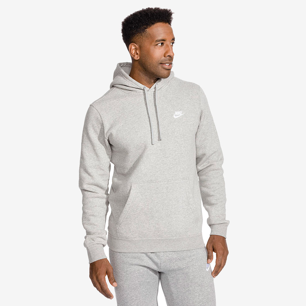 Nike Sportswear Club Fleece Pullover Hoodie - Dark Grey Heather
