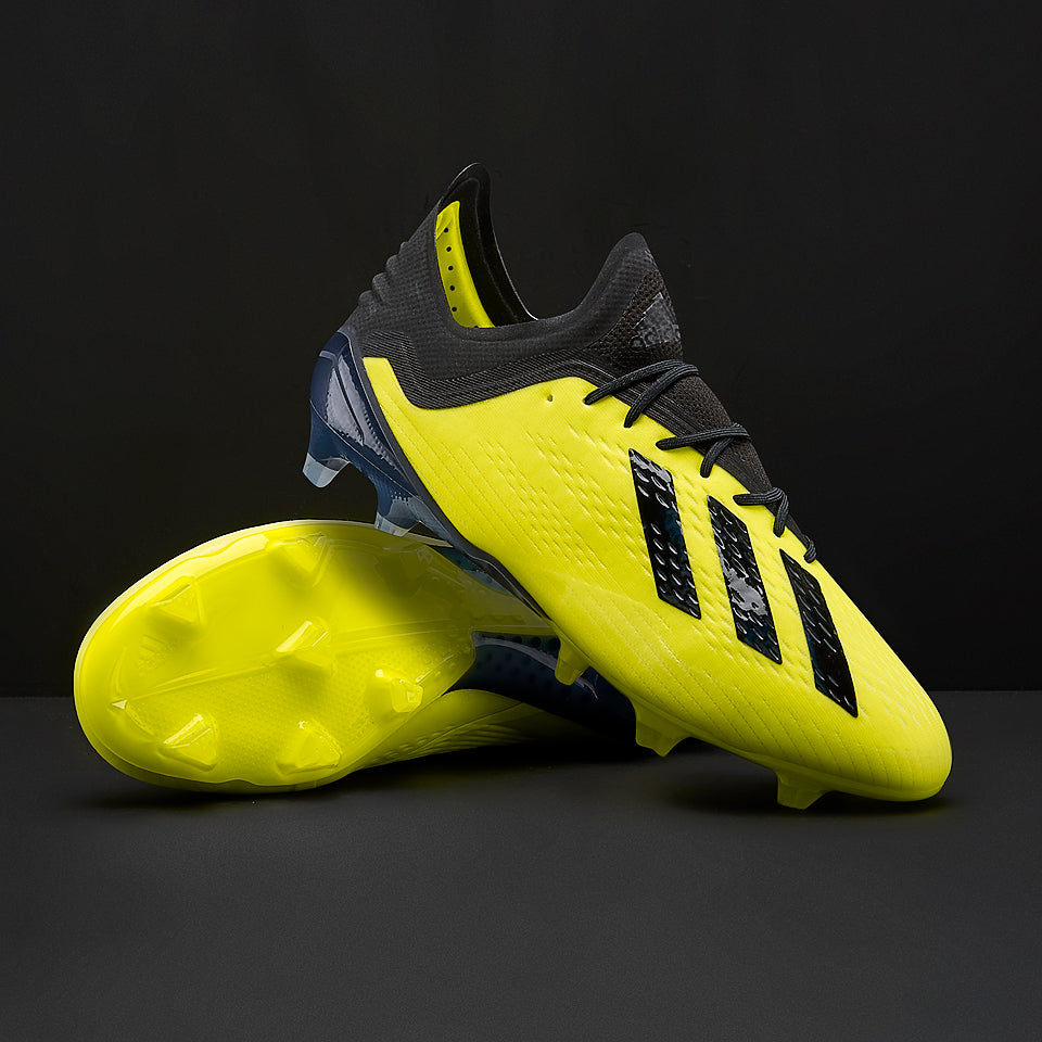 adidas X 18.1 FG - Mens Soccer Cleats - Firm Ground - Yellow