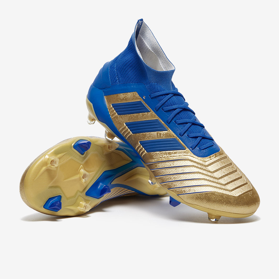 adidas プレデター 19.1 FG 26cm adidas Predator 19.1 FG - Gold Metallic/Blue/White - Firm Ground