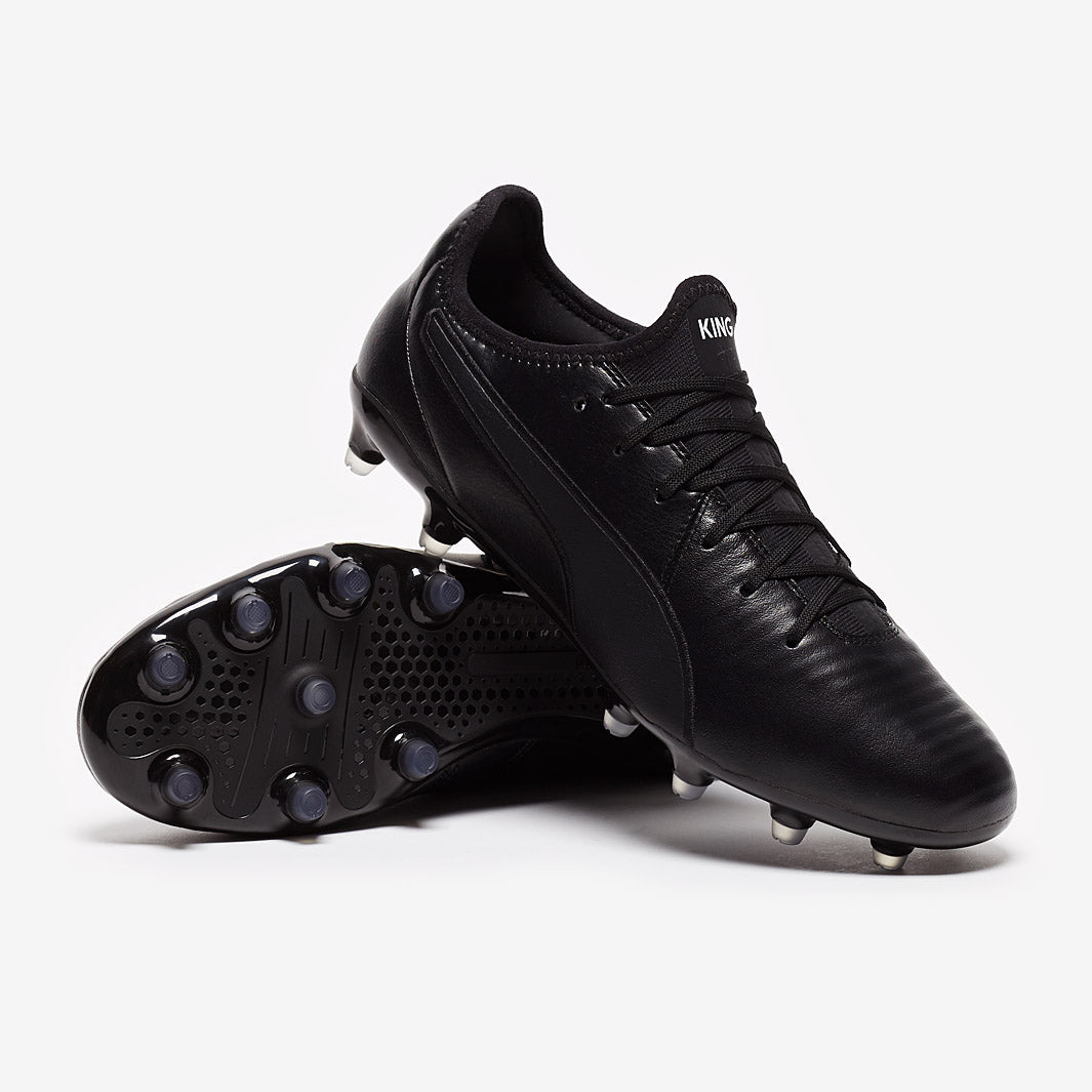 PUMA KING プロ ブラック シューズ Puma King Pro FG - Puma Black/Puma White - Firm Ground - Mens