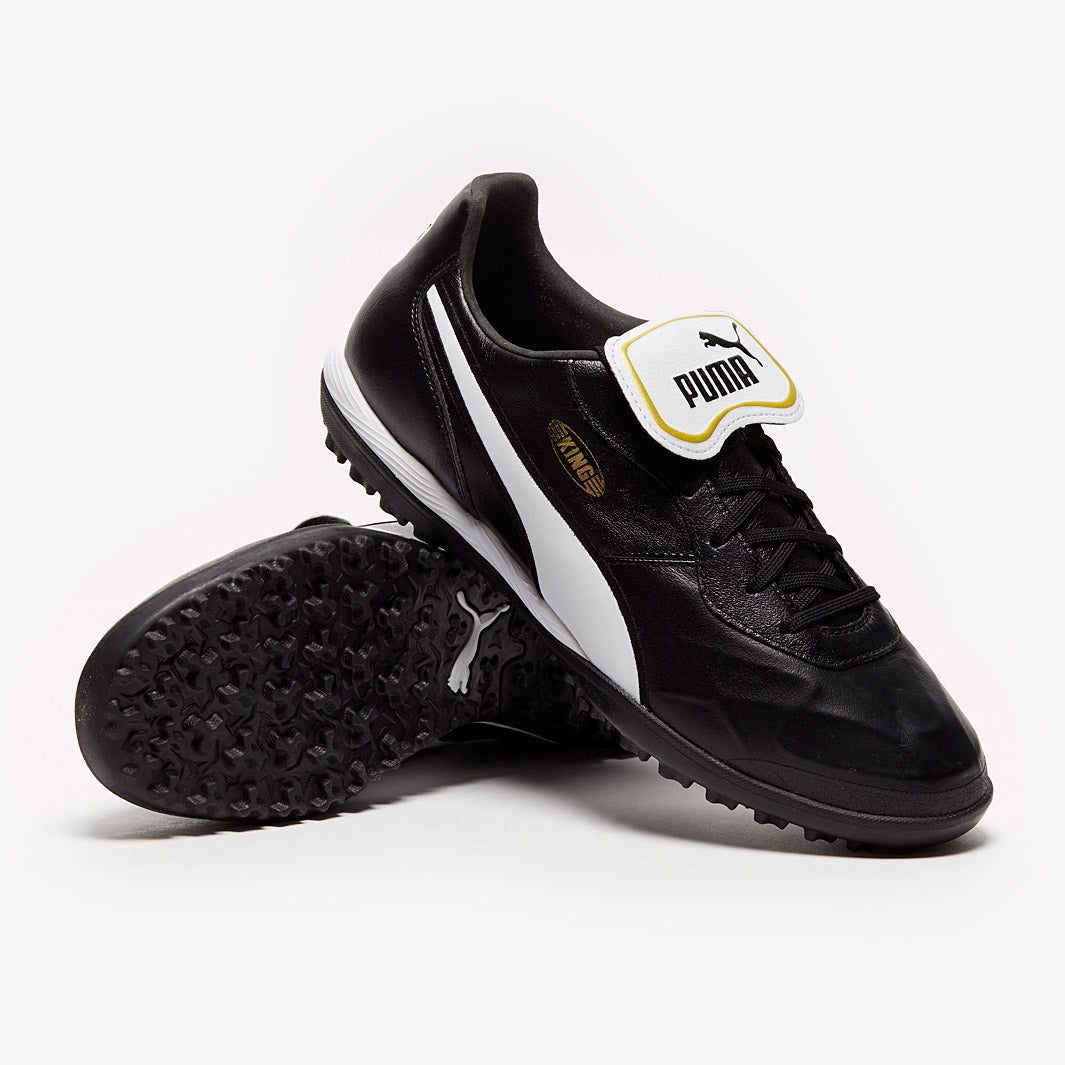 ✨美品✨ PUMA KING TOP TT サッカーシューズ 超人気モデル Puma King Top TT - Puma Black/Puma White - Turf Shoe - Mens Soccer