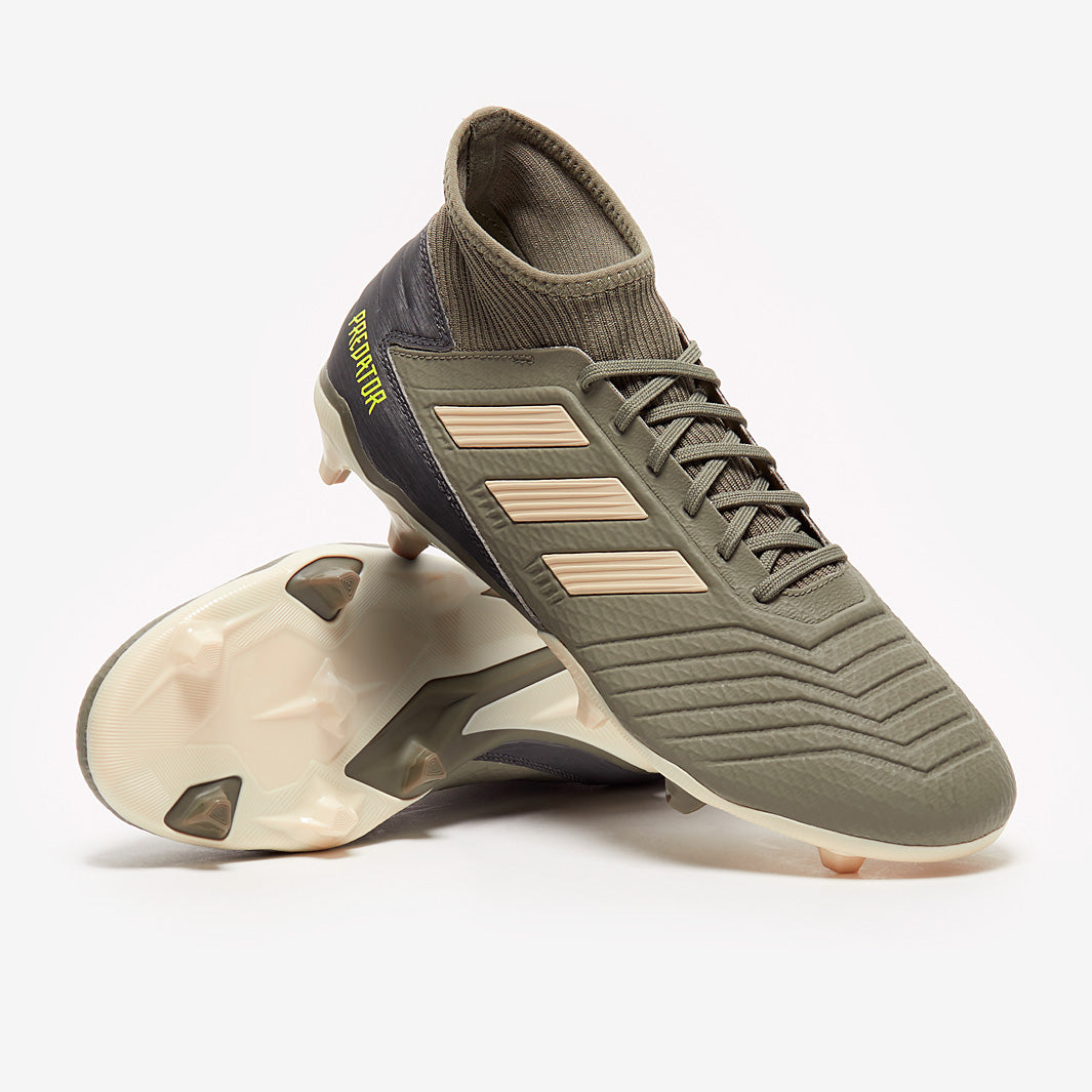 adidas Predator 19.3 FG - Legacy Green/Sand/Solar Yellow - Firm