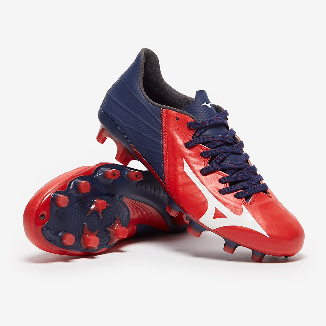Mizuno Rebula 3 Made In Japan FG - Red/Navy - Mens Cleats