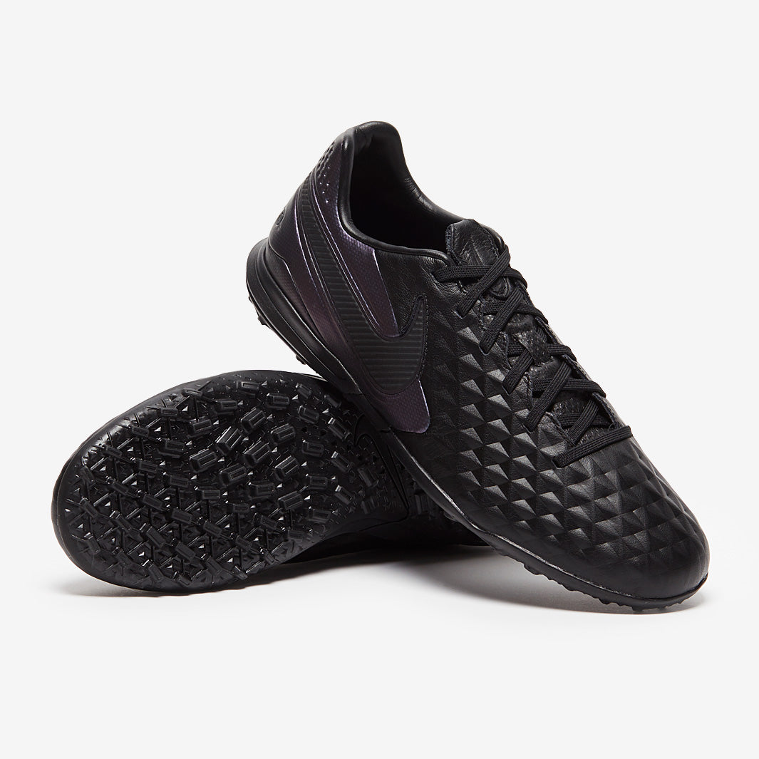 Nike Tiempo Legend VIII Pro TF - Black/Black - Turf Trainer - Mens