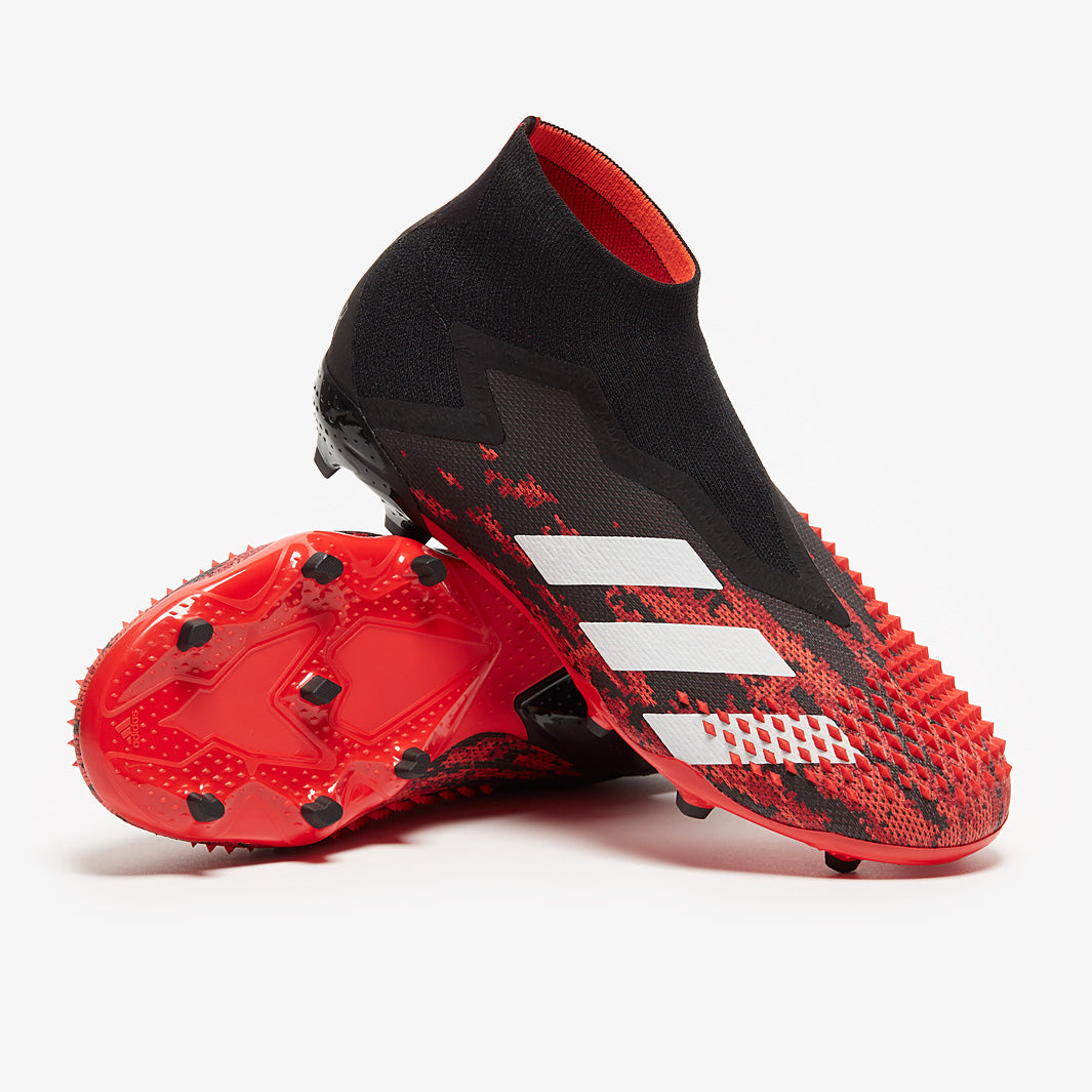 adidas Kids Predator Mutator 20+ FG - Core Black/White/Active Red