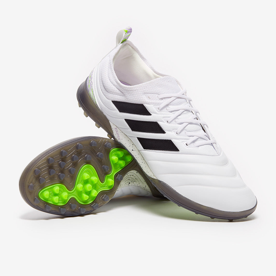 adidas Copa 20.1 TF - Footwear White/Core Black/Signal Green