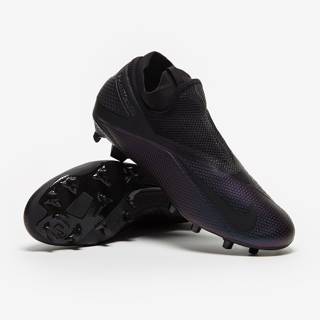 Nike Phantom Vision II Pro DF FG - Black/Black - Firm Ground