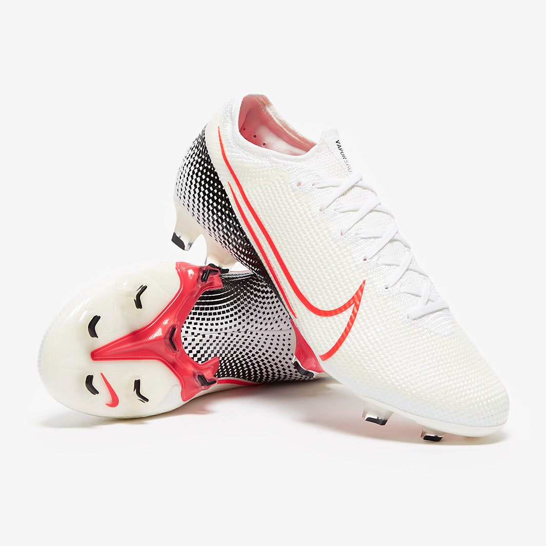 Nike Mercurial Vapor XIII Elite FG - White/Laser Crimson/Black