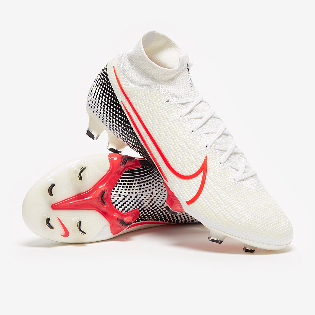Nike Mercurial Superfly VII Elite FG - White/Laser Crimson/Black