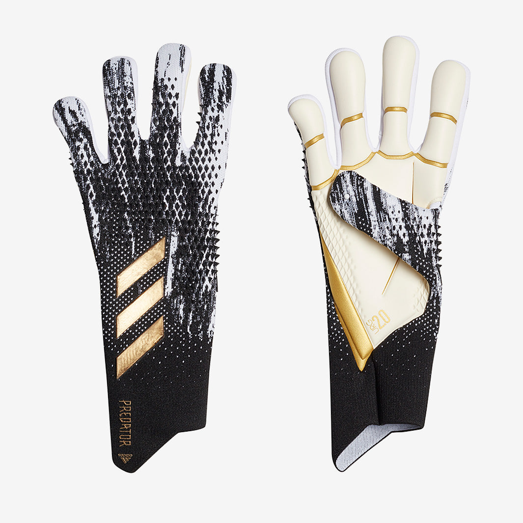 adidas Predator Pro - Black/White/Gold - Gloves - Mens GK Gloves