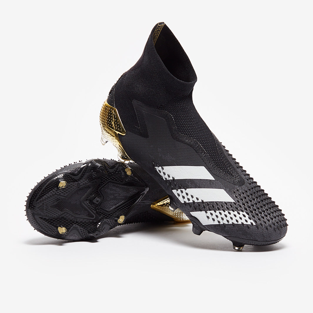 adidas Predator サッカーシューズ 黒/金 adidas Predator Mutator+ FG - Core Black/White/Gold Metallic