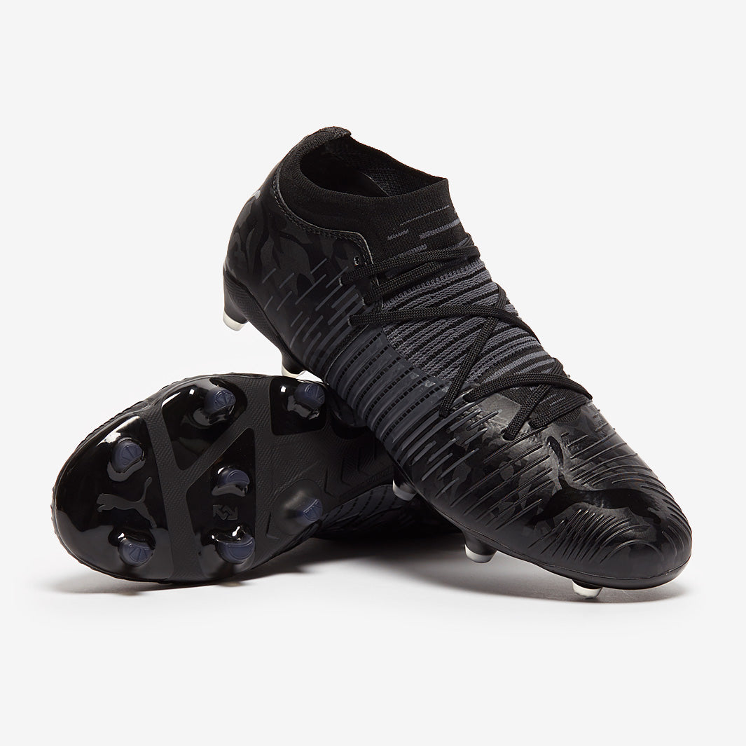 Puma サッカーシューズ ブラック FG Puma Future Z 3.1 FG/AG - Black/Asphalt - Firm Ground - Mens