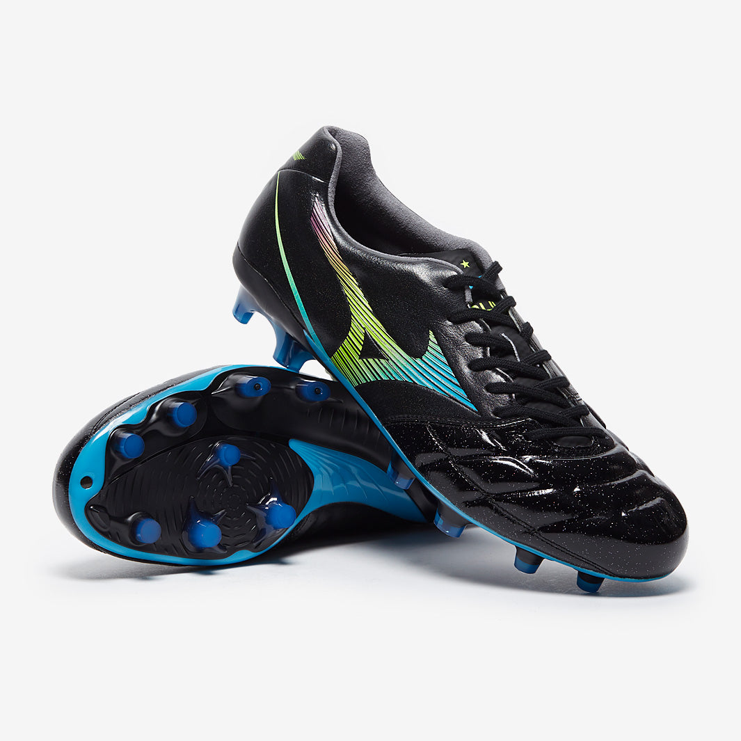 Mizuno Rebula Cup Made In Japan FG - Black/Blue Atoll - Firm